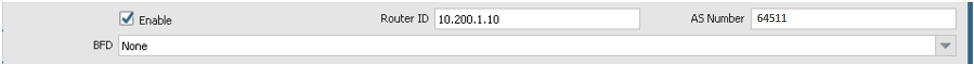 Click to expand This image shows the start of the BGP configuration.