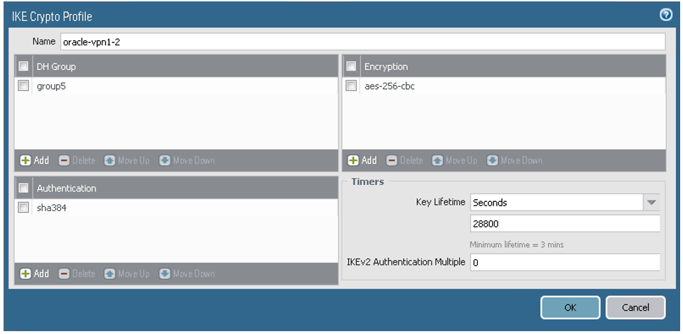Click to expand This image shows where to configure the ISAKMP policy.