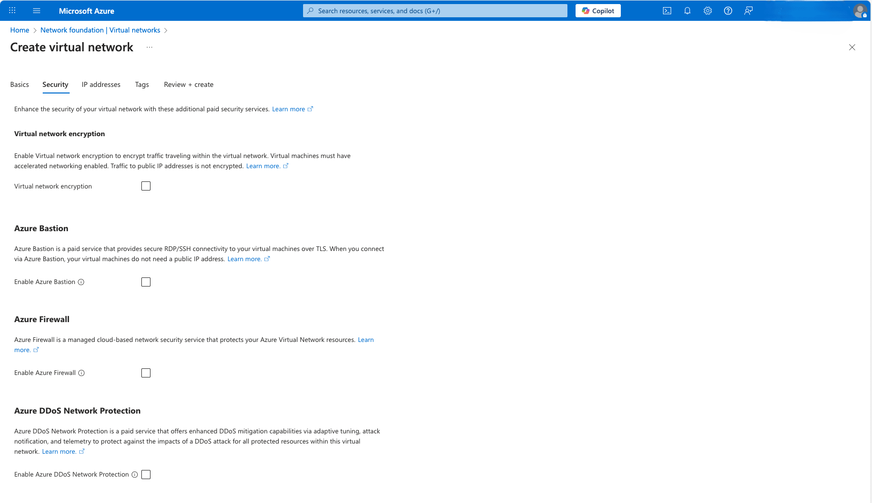 This screenshot shows the steps to create a virtual network with delegated subnet. This screenshot shows the steps to create a virtual network with delegated subnet.