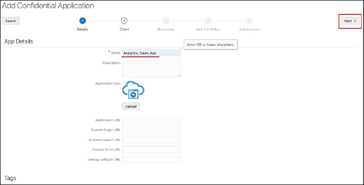 Add a confidential application Add a confidential application