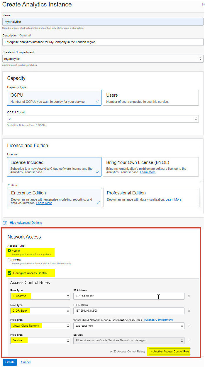 Description of oac_console_public.jpg follows Description of oac_console_public.jpg follows