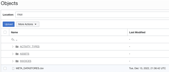Base folder structure Base folder structure