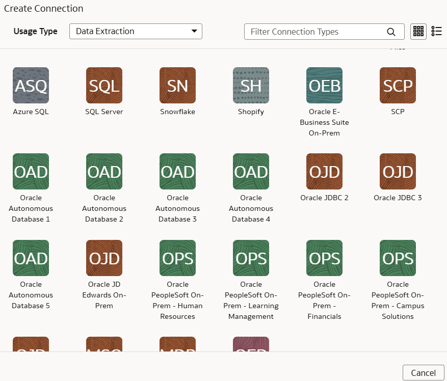 Oracle JD Edwards On-Prem connection option