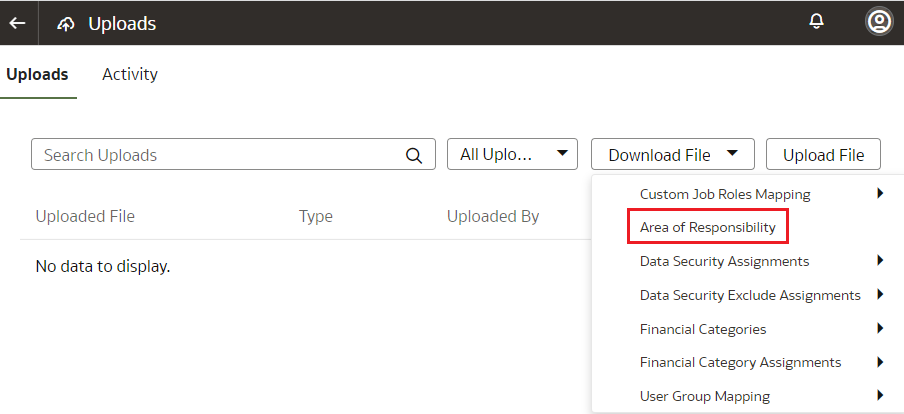 Download Area of Responsibility file Download Area of Responsibility file