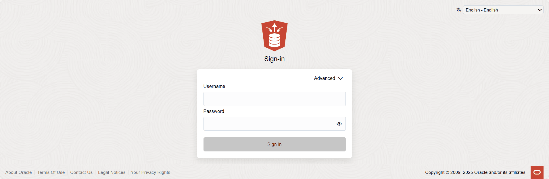 Description of adb_database_actions_signin.png follows Description of adb_database_actions_signin.png follows