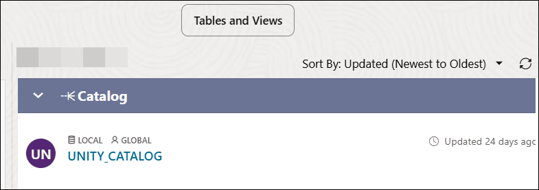 Description of manage-catalogs-unity.png follows Description of manage-catalogs-unity.png follows