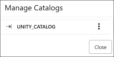 Description of manage-unity-catalogs.png follows Description of manage-unity-catalogs.png follows