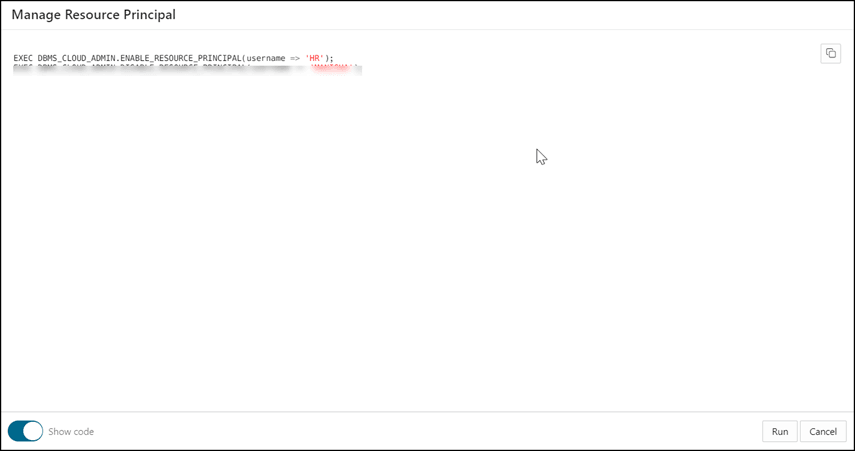 Description of show-code-manage.png follows Description of show-code-manage.png follows