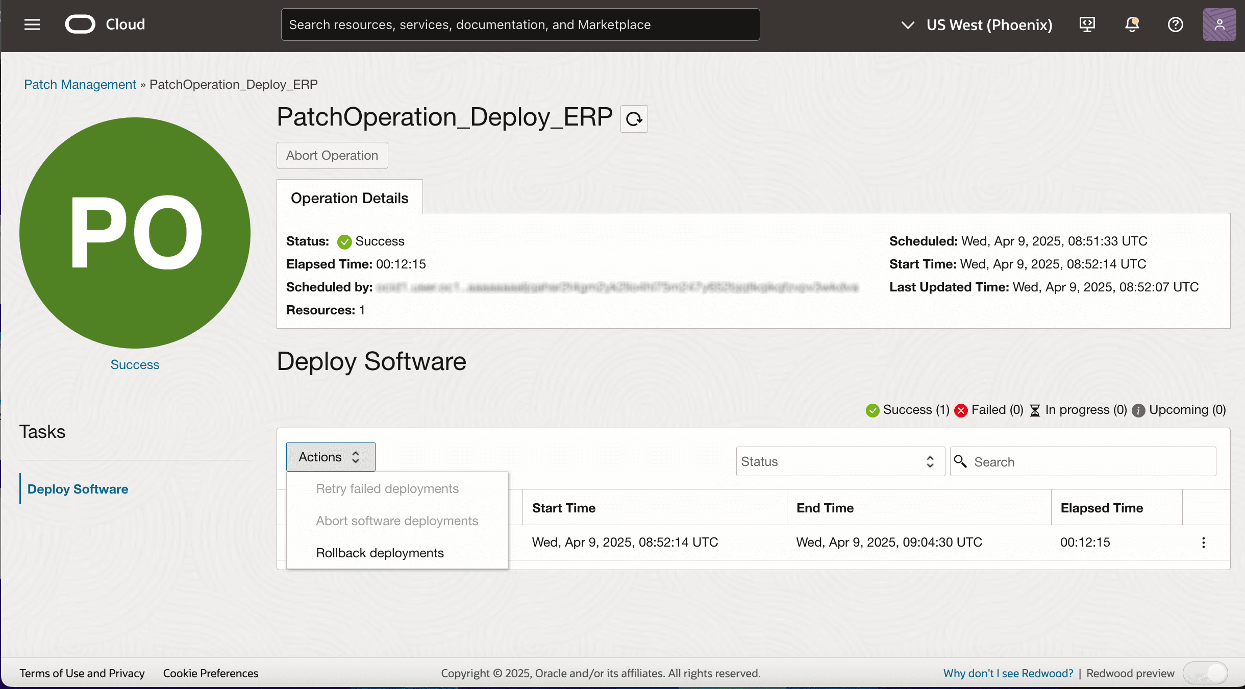 Operations that can be performed when troubleshooting patching Operations that can be performed when troubleshooting patching