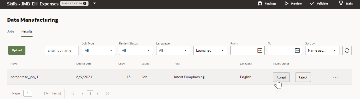 Description of accept-paraphrase-job-results.png follows Description of accept-paraphrase-job-results.png follows
