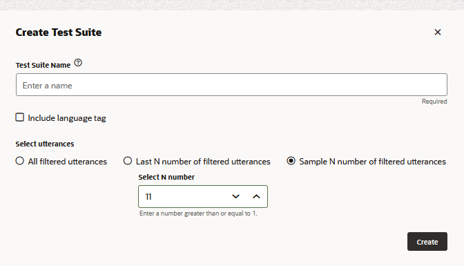 Description of create-test-suite-dialog-insights.png follows Description of create-test-suite-dialog-insights.png follows
