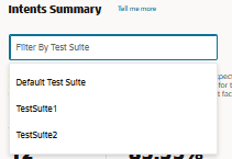 This is an image of the Filter by Test Suite field.
