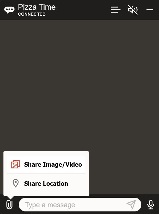 Description of restricted-options-share-menu.png follows Description of restricted-options-share-menu.png follows