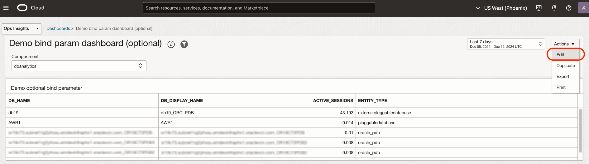 Bind parameter optional add