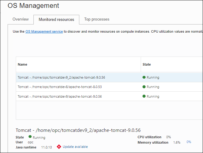 Graphic shows the Java runtime state. Graphic shows the Java runtime state.