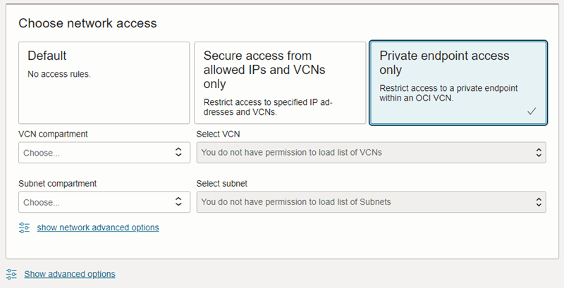 Description of pe-choose-network-access.png follows Description of pe-choose-network-access.png follows
