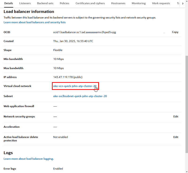 Description of waf-load-details-tab.png follows Description of waf-load-details-tab.png follows